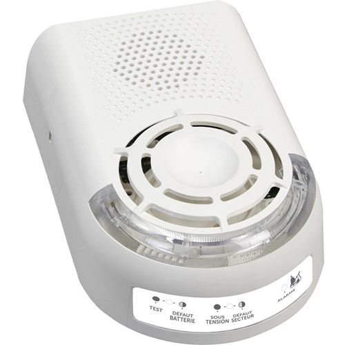 BAAL SA <div itemprop="description"> Alarme de Sécurité FINSECUR Sonora BAAS-Sa - Filaire - 230 V AC - Visuel - Blanc</div>